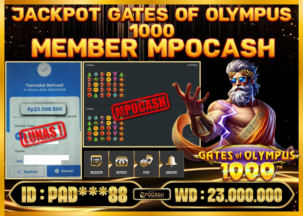 MPOCASH JACKPOT GATES OF OLYMPUS